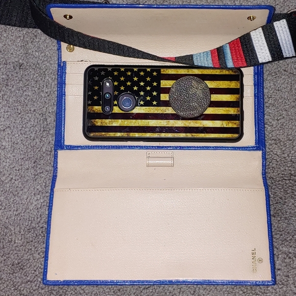 Chanel wallet on a strap